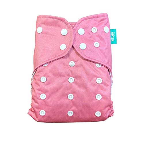 Fralda Ecológica Pul Com Absorvente Rosa Lisa