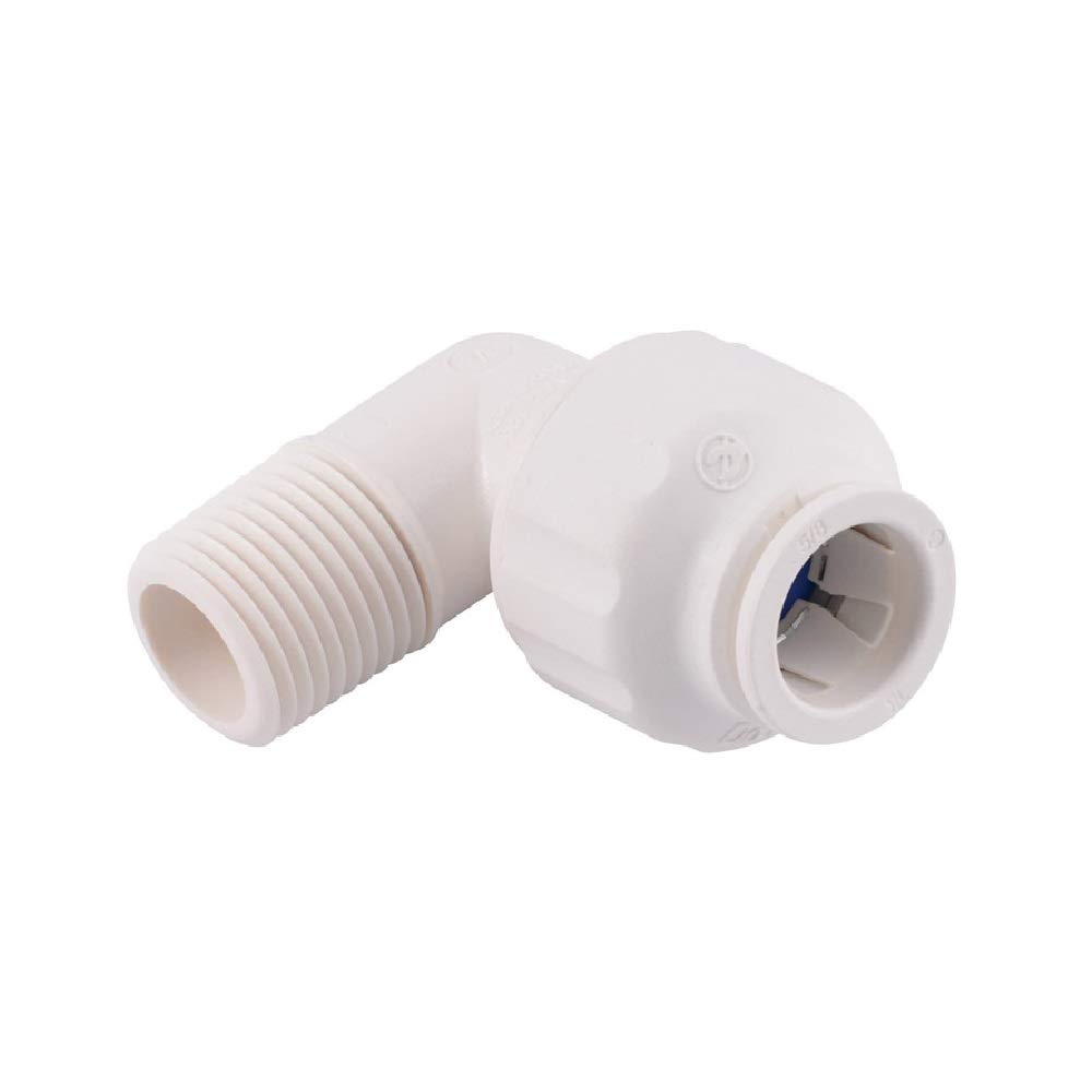 Codo macho de 1/2 x 1/2 pulgadas CTS para tuberías domésticas