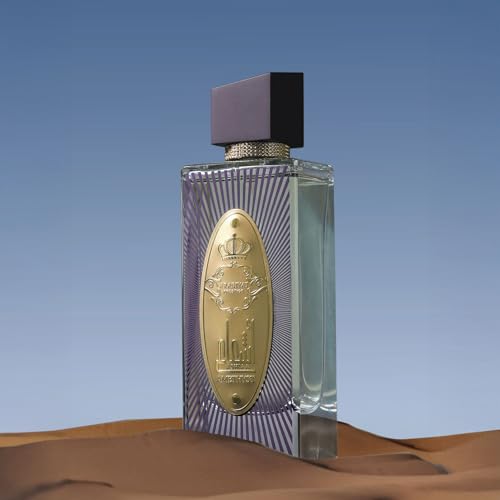 Image of Arabiyat Ashaa Amethyst EDP 110 ml - Elegant Women's Floral Fruity Perfume with Jasmine, Peach & Praline, Long‑Lasting Natural Spray Vaporisateur