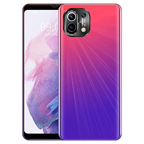 Android Smartphone, SIM Free Mobile Phones with 6.1 Inch IPS Display,Dual Cameras,Support: Dual SIM, Wifi,GPS,Bluetooth Cell Phones (M11Pro-Red)