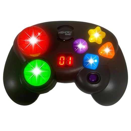 Skywin Light Up Handheld Memory Game Controller – Fun Electronic Game for Ages 4-8, Educational Toy and Gifts for Smart Kids Who Love Lite Brite and Perfection Games