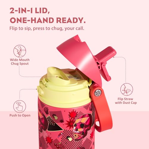 24 oz Insulated Skull Water Bottle - image 2