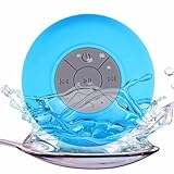 Caixa de Som Bluetooth Resistente A Agua Com Ventosa Para Banheiro e Área Externa Piscina Caixinha para Banho Premium Cores Variadas AlphaDomus