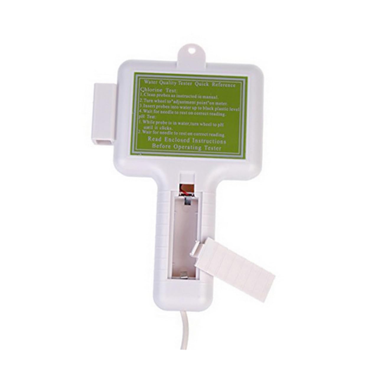 Toyvian Medidor De Ph y Piscina Digital Probador Agua Comprobador Valor Herramienta Prueba Sin Batería