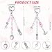 Matwsec 2 Pcs Novelty Keychains Cute Y2K Keychain Charms Aesthetic Pink Key Chain Kawaii Chain Strap Strawberry Accessories for Bag Camera Purse Phone Gifts