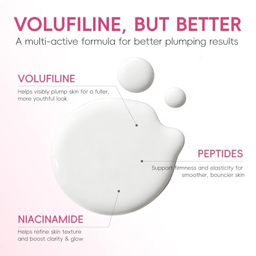 APBM Volufiline Plumping Serum for Face | 5% Volufiline + 3% Niacinamide + 1% Multi-Peptide | Visible Volume for Under-Eye & Smile Lines | For Fuller, Radiant-Looking Skin, Boost Collagen | 1.01 fl oz — view 5