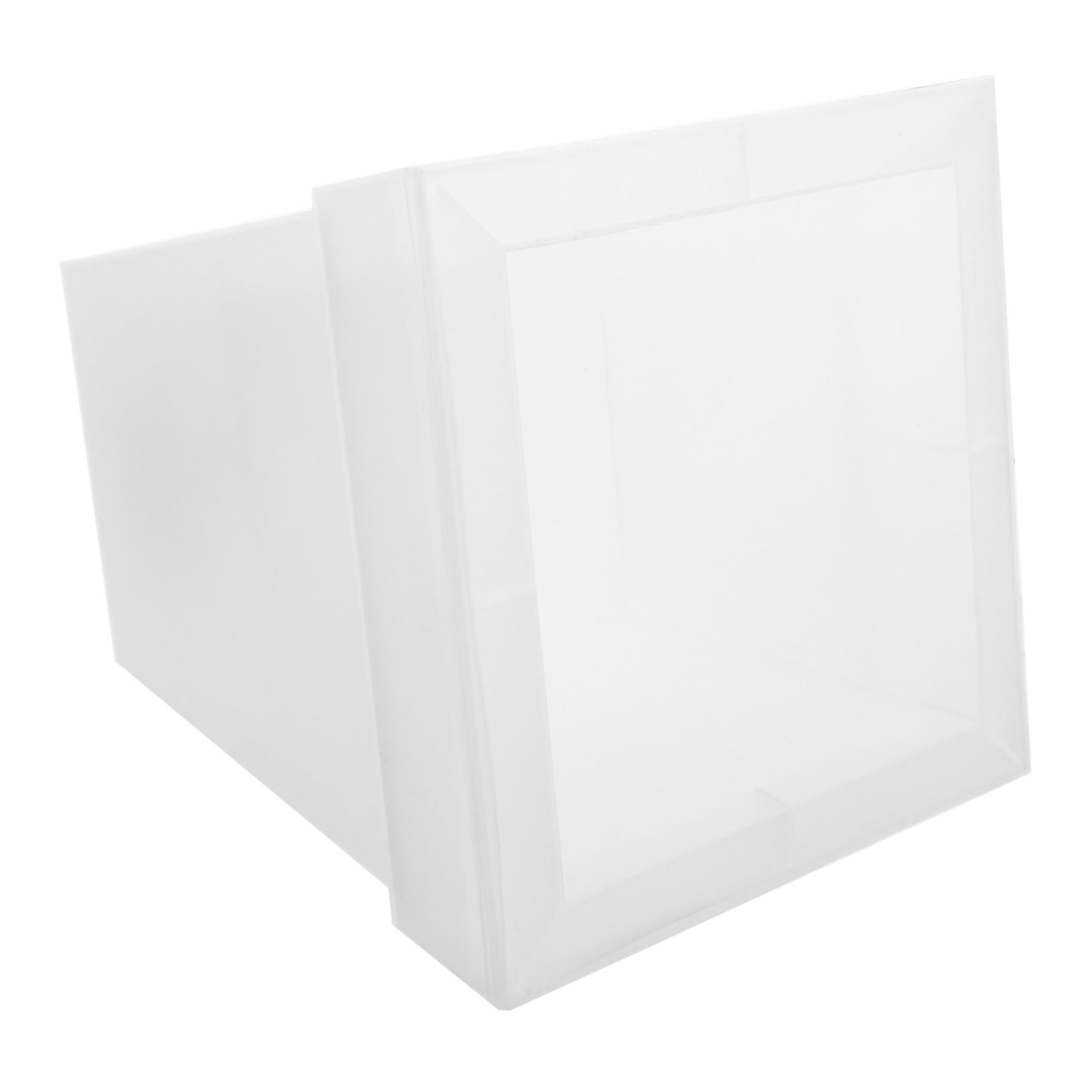 Artibetter Vaso Fioriera Solare da Luminosa Lampada Giardino in Plastica Fioriera Quadrata per Balcone e Prato Decorazione