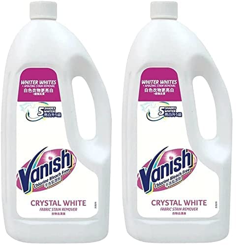 Vanish Crystal White Fabric Stain Remover Liquid 500 ml Pack of 2