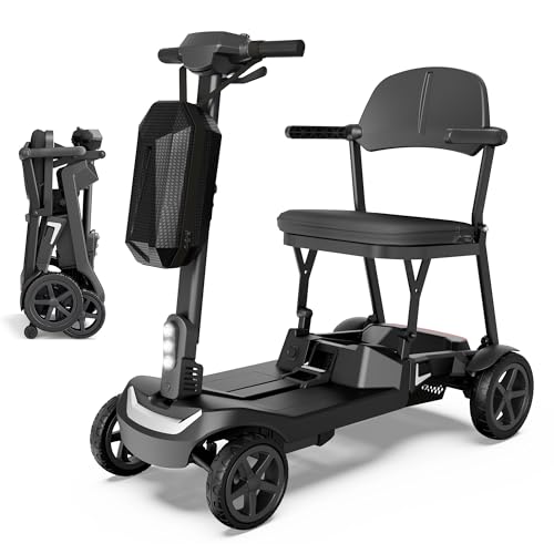 37.5lb Lightweight Mobility Scooter for Seniors & Adults - Cruise & Airline Approved, Removable...