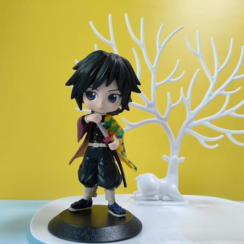 Image of Giyu Tomioka Action Figure- Miniature Toy Figure (Doll) Special Edition for Car Dashboard, Decoration, Cake, Office Desk & Study Table (Pack of 1)
