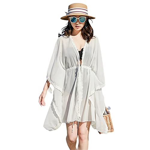 Chaqueta de playa KOOBS y vestido de chifón largo para bikini