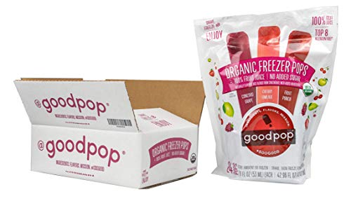 GoodPop Organic Freezer Pops - 100% Juice, No Added Sugar - 24ct