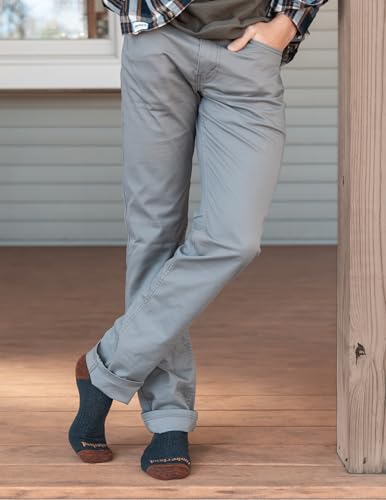 Timberland Men's Comfort Crew Socks, Arch Support, Padded Cushion, Moisture Control, Assorted 6 Pack (Size 7-12)2