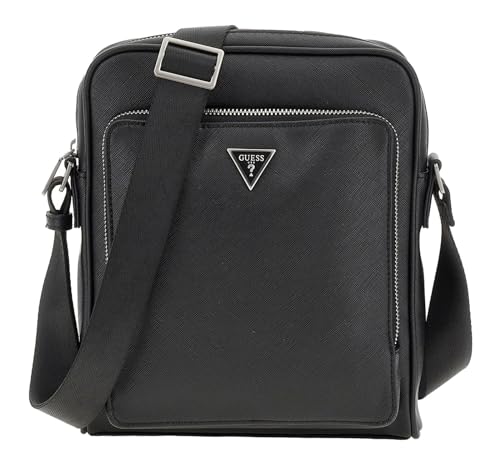 Sac à épaule bandoulière GUESS Milano noir, l'accessoire idéal pour vos soirées