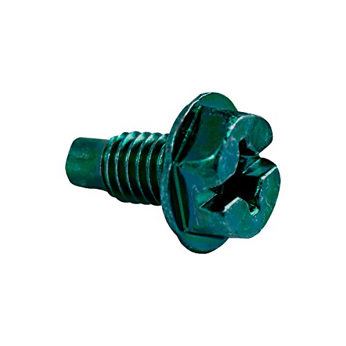 Gardner Bender GGS-1032HC Hex-Head Ground Screw, 10-32 x 3/8 inch, 100 Pk, Green - Thumbnail 5