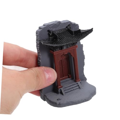 Pagode miniature 9 cm résistante à l'eau pour aquarium zen