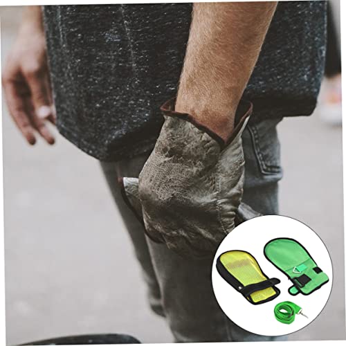 NOLITOY Restrições Manopla De Tecido De Malha Protetores De Luvas De Controle De Segurança Dispositi