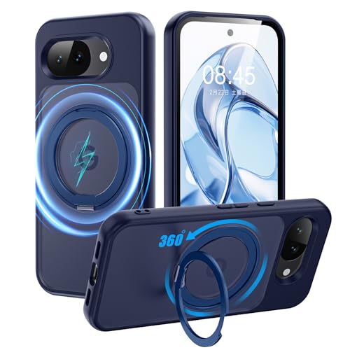 �y�ČRMIL�K�i�EMagsafe�Ή��zGoogle Pixel 10a �p �P�[�X MagSafe�Ή� �����O 360°��]�X�^���h�@�\ �c�����Ή� ������ ���΂ݖh�~ ���C�����X�[�d �����Y�ی� �ϏՌ� �g�уJ�o�[ �O�[�O���s�N�Z��10a �J�o�[ 6.3