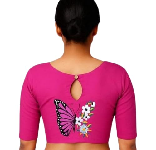 Ridwan Fashion Pure Cotton Woman Blouse with Embroidery Design|Traditional, Comfortable, Lightweight|SL_302-picture-11