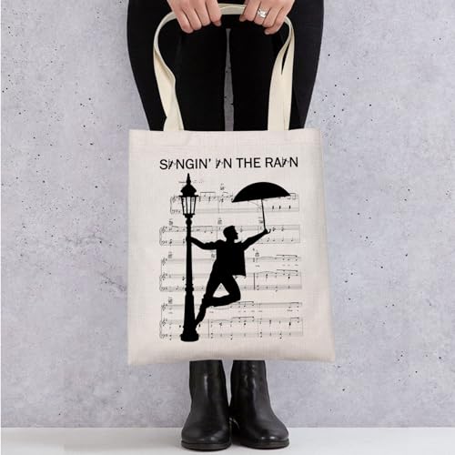Bolso tote musical para fans de teatro y drama, regalo temático miniatura 6