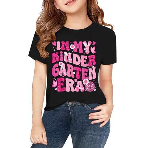 Kids Back to School T-Shirt INMY Kinder Garten ERAO Shirts Boys Girls Retro Personalized Kindergarten Short Sleeve Tops