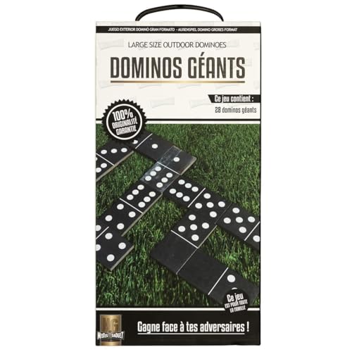 Paris Prix Jeu d'Extérieur Grand Format 28 Dominos 18cm Noir