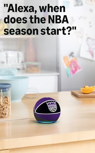 Image of Amazon Echo Dot (newest model) | Officially Licensed NBA Limited-Edition | Sacramento Kings