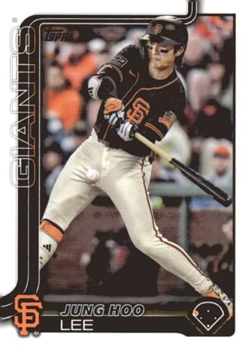 2025 TOPPS #277 JUNG HOO LEE SAN FRANCISCO GIANTS BASEBALL OFFICIAL TRADING CARD OF MLB