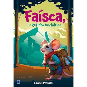 Capa do livro Faísca, o Ratinho Mochileiro