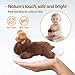 OUOZZZ Moose Stuffed Animal Plush Set – 14.5″ Large Mama Moose with 4 Baby Calves – Soft Reindeer, Elk & Deer Toy for Toddlers & Kids