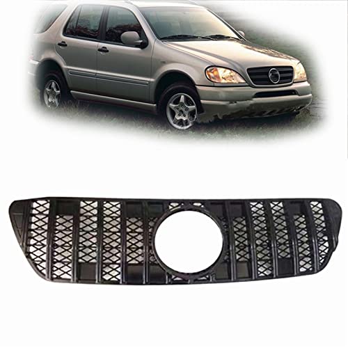 Grille de calandre supérieure de style GT noir et argent pour Benz W163