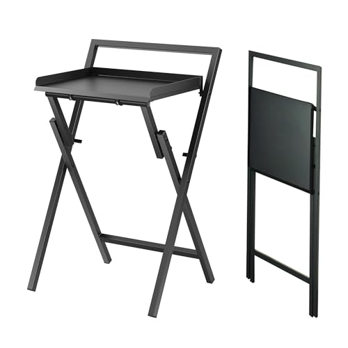 POARMEEY Foldable Tattoo Tray on Wheels Folding Trays Tattoo Workstation Rolling Trolley Cart for Tattoo Salon, Beauty Spa Storage Station