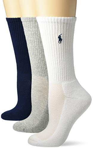 LAUREN Ralph Lauren Cushion Sole Mesh Top Crew 3-Pack