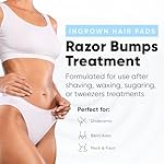 Ingrown Hair Pads Razor Bump Stopper Eliminate Ingrown Hair Strawberry Legs Butt Acne Soothe Bumps Scars Irritation Rashes Shaving Remedy Gentle Exfoliating Treatment Wipes After Shave Bikini Bump - Image 2