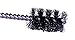 Weiler 21077 7/8" Power Tube Brush, .006" Steel Wire Fill, 1" Brush Length, Made in the USA