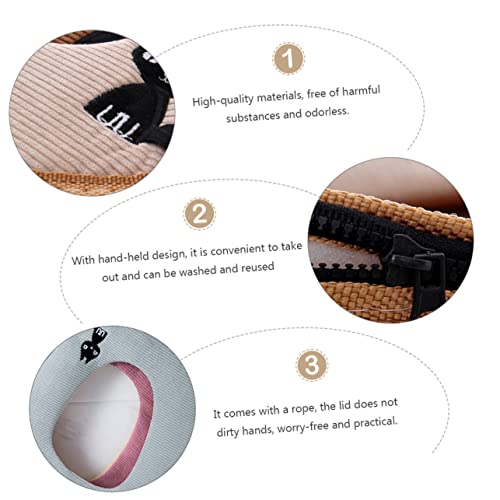 HANABASS 1 Stück Winter Toilettensitz Beheizte Toilettensitzabdeckung Kommode Einlagen Toilettensitzkissen Toilettensitzkissen Toilettenauflagen Gepolsterte Toilettensitzabdeckung Haushalt – Bild 3