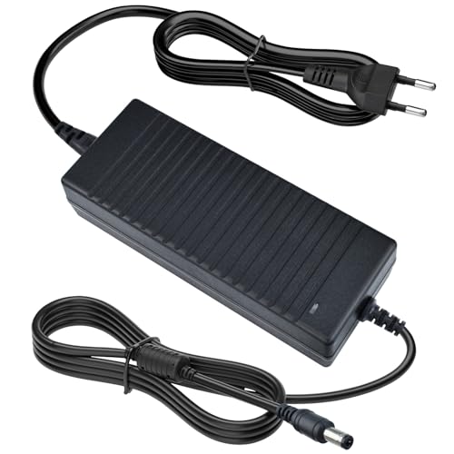 Adaptador de Corriente AC 100-240V a 24V 5A Transformador 120W Fuente de Alimentación Universal con Enchufe de 5.5 x 2.5 mm para Tiras LED, Cámaras, DVD, Pantallas LCD y Otros