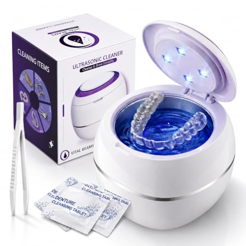 Nettoyeur dentaire à ultrasons compact pour l'hygiène de votre garde de nuit