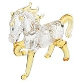 Symbole de bonne fortune : cette figurine de cheval décorative s’inspire de l’animal du zodiaque chinois, symbolisant l’énergie positive et la détermination. sculpture de cheval, elle apporte espoir et dynamisme à la décoration de bureau
