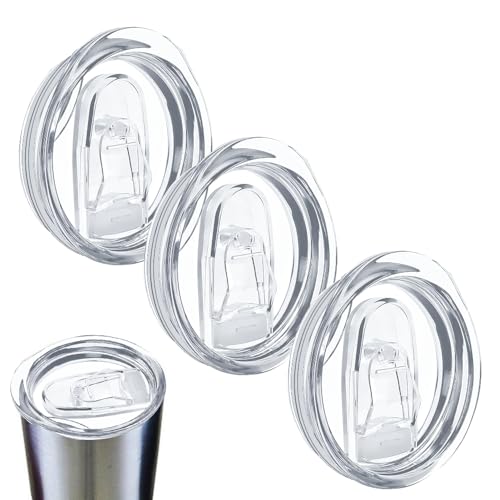 FTISSLY 3PCS Couvercles de Gobelet de Rechange Remplacement du Couvercle du Gobelet Mince Couvercle de Rechange pour Tasse de Voyage Couvercle de Tasse de Rechange pour Gobelets, Tasse à Café