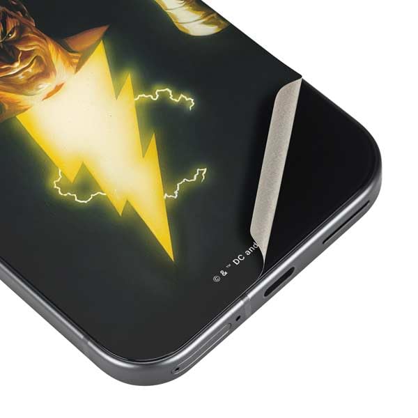 Skinit Decal Phone Skin Compatible with Google Pixel 9a - Officially Licensed DC Comics Justice Society of America #23 Cover Painting Black Adam Original Art by Alex Ross Design