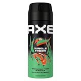 Axe Bodyspray Jungle Fresh Deo ohne Aluminiumsalze sorgt 48 Stunden lang für effektiven Schutz vor Körpergeruch 150 ml