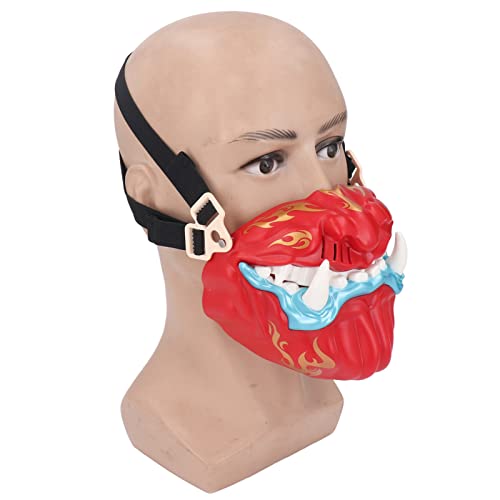 Capa facial infantil LED para cosplay, proteção facial de cosplay infantil com mudança de voz em for
