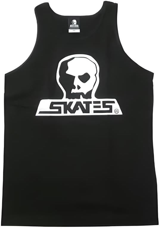 [ジョニービー] SKULL SKATES スカルスケーツ BURBS TANK TOP スカルロゴ タンクトップ BLACK 黒