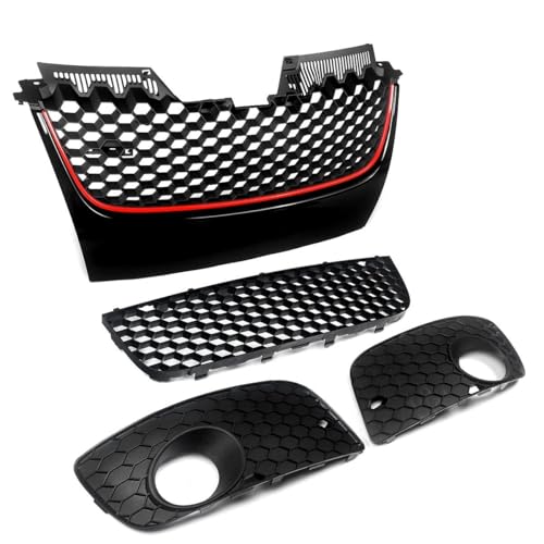 Calandre VW Jetta GTI GLI MK5 grille radiateur avant plastique ABS noir 06-09