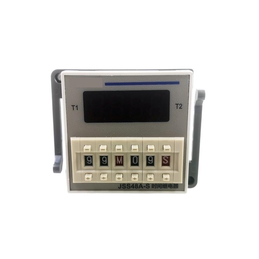 Relé temporizador DH48S-S con programador de automatización industrial AC380V de 8 pines