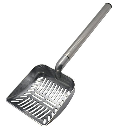 Toypopor Stainless Steel Cat Litter Scoop 23 Inches Telescoping Litter Scoop With Long Handle Perfect Scooper For Cats And Dogs #TOP7