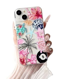 ILFINDYOU for iPhone 13 Case, TPU, Drop Protection, Summer