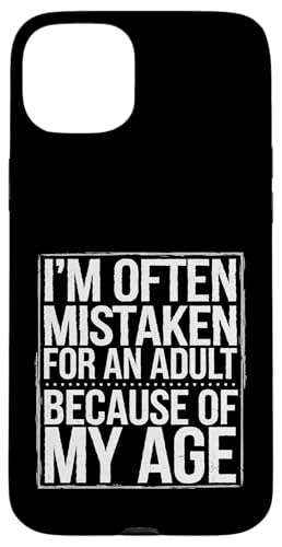 I'm Often Mistaken For An Adult Because Of My Age - X}zP[X iPhone 15 Plus p