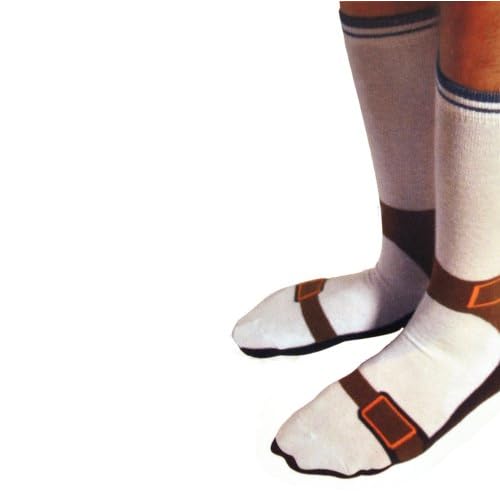 Tobar - 27402 - Chaussette imitation sandalles, Silly Sock, Taille 37/45